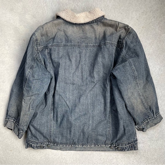GAP denim Sherpa lined jacket - size L - Picture 4 of 4